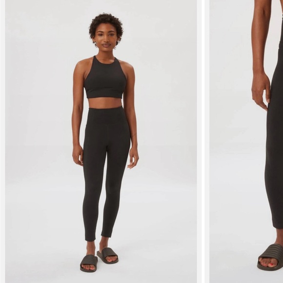 Girlfriend Collective Black Compressive High-Rise Legging - Picture 7 of 16